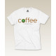 Tričko COFFEE POWER ON - biele